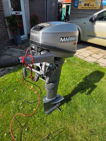 Mariner/mercury 9.9 elektrische start langstaart beschikbaar voor biedingen