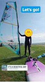 Complete Windsurf Starterset, Watersport en Boten, Windsurfen, Ophalen, Gebruikt, 300 cm of meer, Met vin(nen)