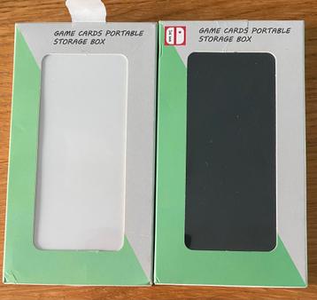 Game cards houders 2x wit & zwart