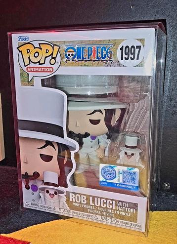 Funko Pop! 1997 Rob Lucci with Hattori (One Piece) SE beschikbaar voor biedingen