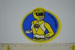 Patch Power Rangers rond (geel), Ophalen of Verzenden, Nieuw