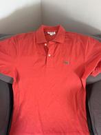 Lacoste Polo - Maat M - Oranje/Rood, Ophalen of Verzenden, Zo goed als nieuw, Maat 48/50 (M), Oranje