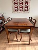 Eettafel met 4 stoelen, Ophalen, Vijf personen of meer, Rechthoekig, 50 tot 100 cm