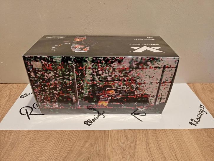 Verstappen Editie 76 winnaar Mexico 2021 rb16b 1:18, Verzamelen, Automerken, Motoren en Formule 1, Nieuw, Formule 1, Ophalen of Verzenden