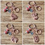 Tashanger Sleutelhanger div. hondenrassen rose goud + engel, Dieren en Toebehoren, Verzenden, Nieuw