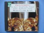 Marie-Claire Alain: Bach, Franck, Widor e.a., Ophalen of Verzenden, Romantiek, Zo goed als nieuw, Overige typen