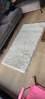Hoogpolig wit vloerkleed Ikea 80x150cm, Huis en Inrichting, Stoffering | Tapijten en Kleden, Gebruikt, 100 tot 150 cm, Wit, Rechthoekig
