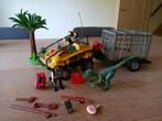Playmobil Amfibievoertuig met dinosaurus - 4175 COMPLEET, Ophalen of Verzenden, Zo goed als nieuw, Complete set