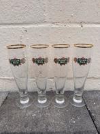 4 Leeuw Bierglazen, Glas of Glazen, Gebruikt, Ophalen of Verzenden, Glas