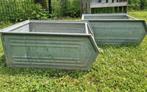Zinken bakken, Tuin en Terras, Bloembakken en Plantenbakken, Ophalen, Overige materialen, Gebruikt, 60 tot 100 cm