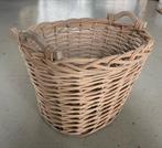 Ovale blank rieten mand, Huis en Inrichting, Woonaccessoires | Schalen en Manden, Ophalen of Verzenden, Nieuw, Ovaal, Riet