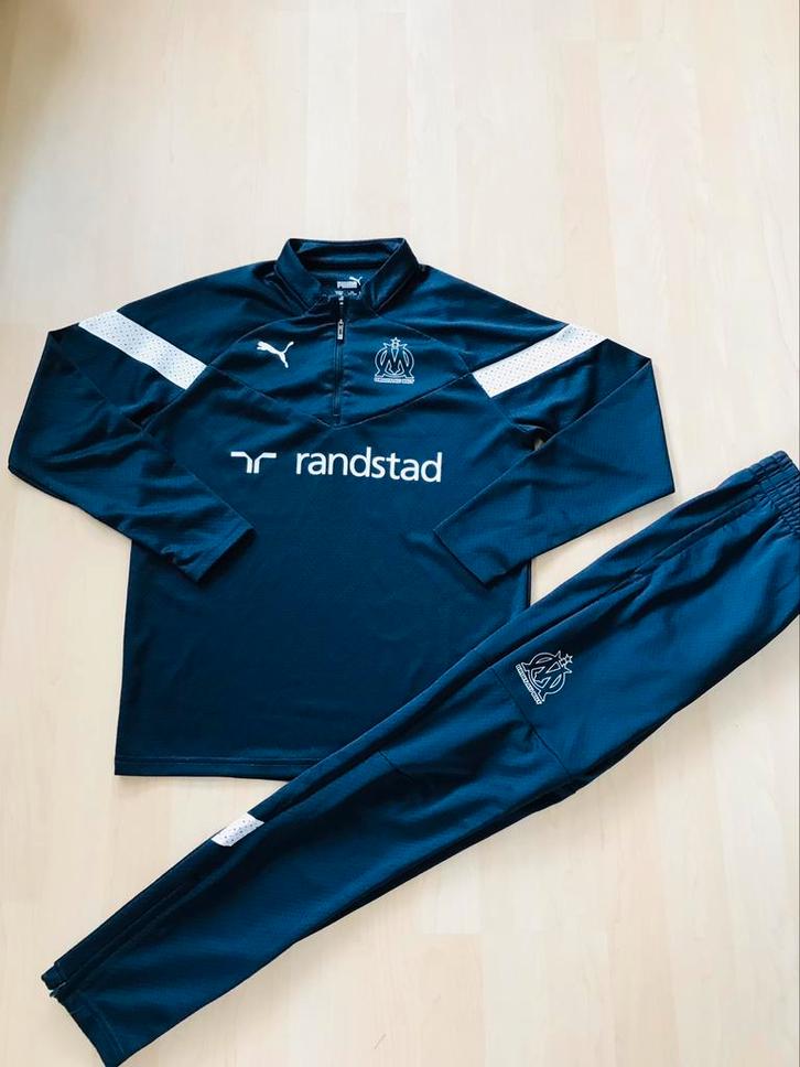 Nieuw Original Puma Marseille Trainingspak 22/23 Maat 164/XS, Kleding | Heren, Sportkleding, Nieuw, Voetbal, Maat 46 (S) of kleiner
