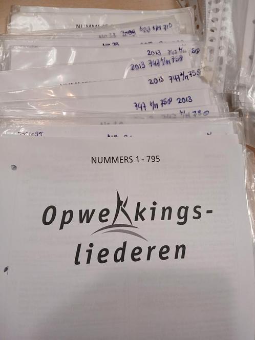 Bladmuziek Opwekking 603 tm 795 (cd 27 tm 40) grootletter, Muziek en Instrumenten, Bladmuziek, Nieuw, Overige soorten, Religie en Gospel