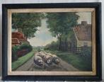 Jacobus Doeser (1884-1970) - Schapen naar kooi - 1920, Ophalen
