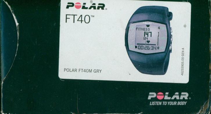POLAR FT40 HEREN HARTSLAGMETER MET WEARLINK EN BORSTBAND, Sport en Fitness, Hartslagmeters, Nieuw, Polar, Met borstriem, Verzenden