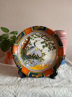 Vintage Japans Imari wandbord reigers, Antiek en Kunst, Antiek | Wandborden en Tegels, Verzenden