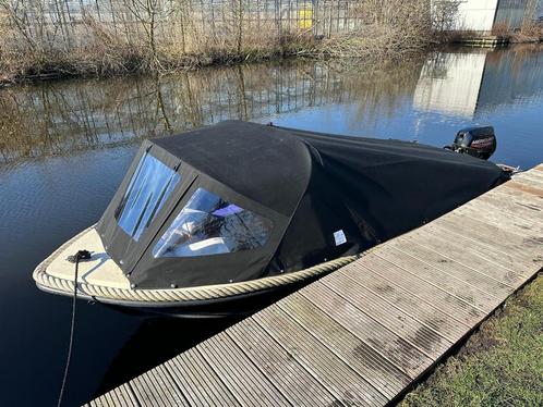 Leuke complete sloep, Watersport en Boten, Sloepen, Gebruikt, 10 tot 30 pk, 3 tot 6 meter, Buitenboordmotor, Benzine, Polyester