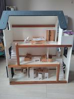 Poppenhuis met petit amelie meubels, Ophalen, Gebruikt, Poppenhuis
