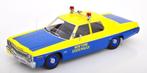 Dodge Monaco 1974 "New York State Police" Geel / Blauw 1-18, Nieuw, Overige merken, Ophalen of Verzenden, Auto