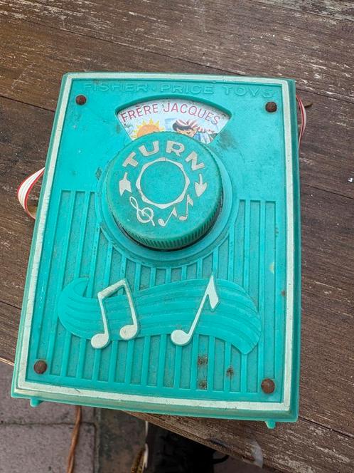 Vintage Fisher-Price speeldoos – Frère Jacques – werkend, Antiek en Kunst, Antiek | Speelgoed, Ophalen of Verzenden