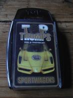 Top Trumps SPORTWAGENS / kaarten /gebruikt kaartspel, Hobby en Vrije tijd, Gezelschapsspellen | Kaartspellen, Ophalen of Verzenden
