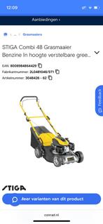 Stiga combi 48 benzine grasmaaier - NIEUW IN DE DOOS, Tuin en Terras, Grasmaaiers, Cirkelmaaier, Opvangzak, Stiga, Nieuw
