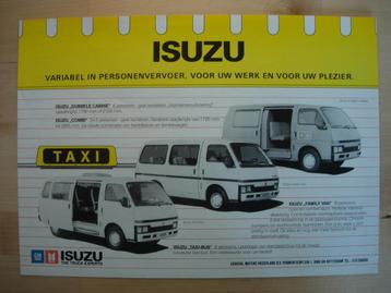 Isuzu Combi Personenbus Brochure ca 1985 – Bus WFR beschikbaar voor biedingen