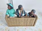 Beeld Enesco African American Family in Pew Church, Ophalen of Verzenden, Zo goed als nieuw, Religie