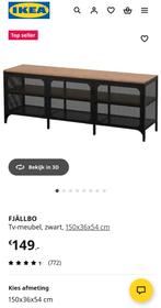 Tv meubel, Ophalen, Overige materialen, 100 tot 150 cm, Zo goed als nieuw