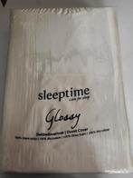 Sleeptime Glossy-Ivory Dekbedovertrek, Beige, Dekbedovertrek, Ophalen of Verzenden, Nieuw