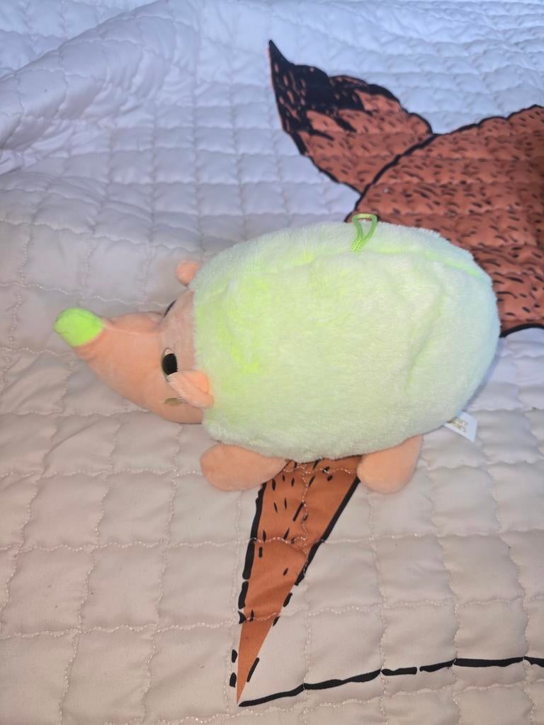 Schattig Pluche Egel Speelgoed, Ophalen of Verzenden, Zo goed als nieuw, Overige typen