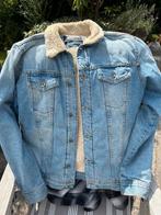 Zara Spijkerjack met Teddy Voering - Maat M, Ophalen of Verzenden, Zo goed als nieuw, Maat 48/50 (M), Blauw