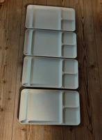 Tupperware vakjes borden voor op de camping en lunch etc.4 x, Huis en Inrichting, Ophalen of Verzenden, Zo goed als nieuw, Overige typen