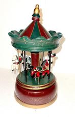 Werkende rond carrousel draaimolen muziekdoos, Ophalen of Verzenden