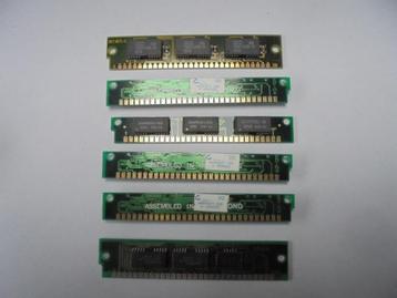 6 vintage RAM-modules. Onbekend type. beschikbaar voor biedingen