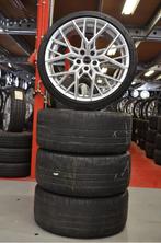 20" Borbet Velgen 5x112 ET45 + Zomerbanden + TPMS, Gebruikt, 265 mm, Banden en Velgen, Ophalen of Verzenden