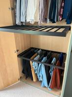 2 komplement broekrekken voor IKEA PAX kast, Ophalen, 50 tot 100 cm, Zo goed als nieuw, Minder dan 100 cm