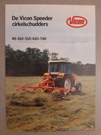 Tractor folder Vicon Speeder cirkelschudders, Boeken, Catalogussen en Folders, Ophalen of Verzenden, Zo goed als nieuw