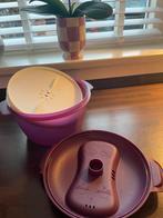 Tupperware Magnetron Rijstkoker, Ophalen of Verzenden, Gebruikt, Paars, Bak of Kom
