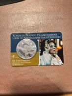 Zilveren 10 euro munt jubileummunt koningin Beatrix, Postzegels en Munten, Munten | Nederland, Ophalen of Verzenden, Koningin Beatrix