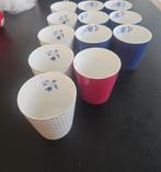 ️ Pip Studio mokken set – 12 stuks porselein met goudrand, Ophalen of Verzenden, Zo goed als nieuw, Overige stijlen, Kop(pen) en/of Schotel(s)