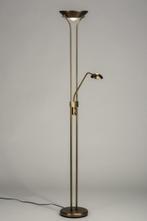 led vloerlamp dimbaar uplighter brons bank hoekbank leeslamp, Ophalen of Verzenden, Nieuw, Kunststof, 150 tot 200 cm