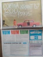 Ford Cortina Krant '67 - brochure, Gelezen, Ford, Ophalen of Verzenden, Ford