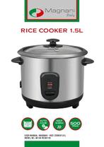 Magnani Italy Rijstkoker 1.5L - Nieuw, Ophalen, Nieuw