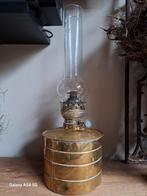 Antieke Messing Olie Lamp, Antiek en Kunst, Ophalen