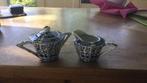 Blauw wit Chinoiserie roomstel Kangxi stijl, Antiek en Kunst, Antiek | Servies los, Ophalen of Verzenden