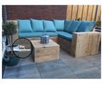 Steigerhout Loungeset Loungebank Hoekbank Tuinbank Tuinset, Tuin en Terras, Tuinsets en Loungesets, Nieuw, Ophalen of Verzenden