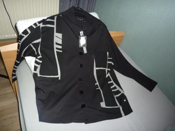 Ozai n ku zwart apart blazer/vest Nieuw met prijsk maat 46 beschikbaar voor biedingen