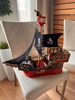 Houten Piratenschip met Figuren, Ophalen, Gebruikt, Jongen of Meisje