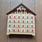 Houten adventkalender met kersttafereel., Diversen, Kerst, Ophalen, Nieuw